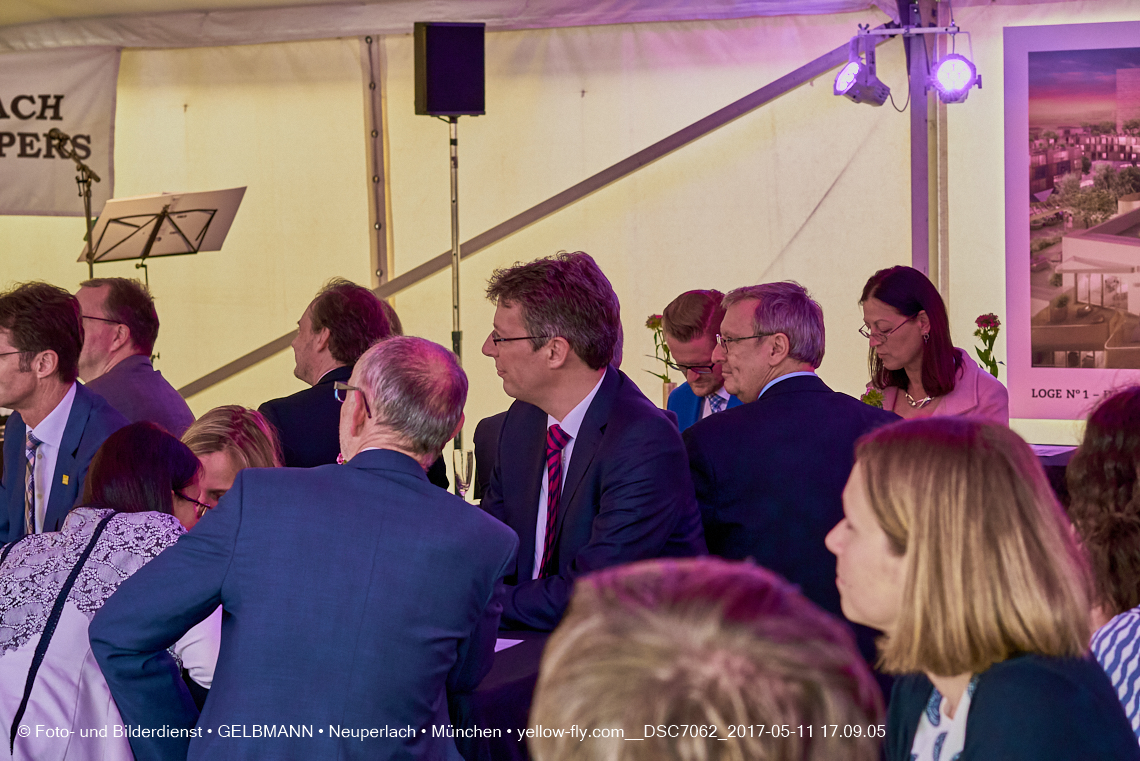 11. Mai 2017 - Grundsteinlegung für die LOGE und dem Kulturquadrat in Neuperlach